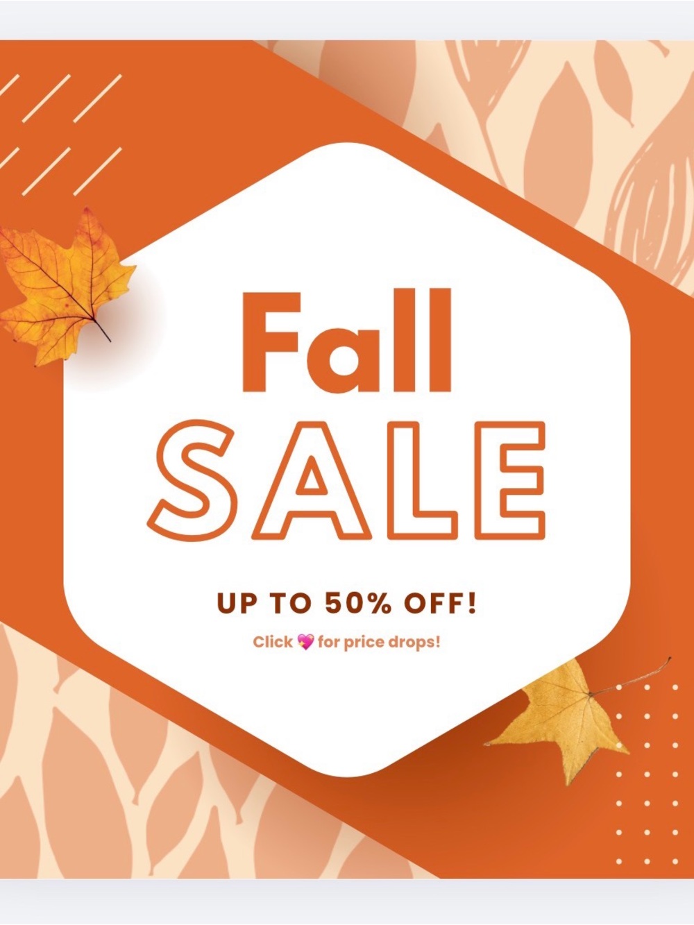 🍁🦃 Fall Autumn Sale! 🍄‍🟫🍂